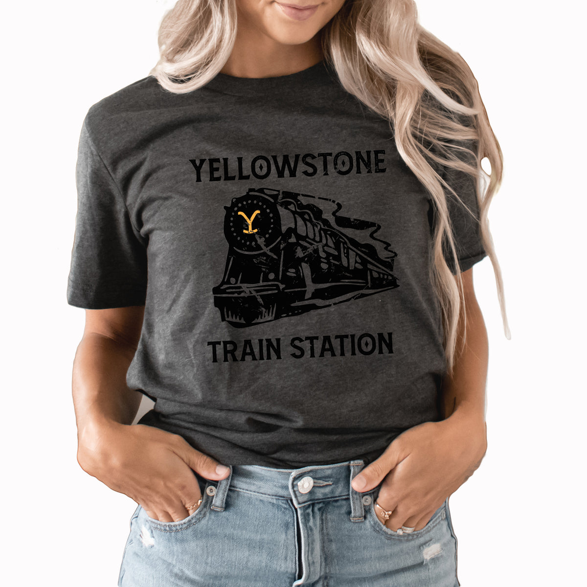 Yellowstone Train Station Graphic Tee Dutton Ranch Beth Dutton