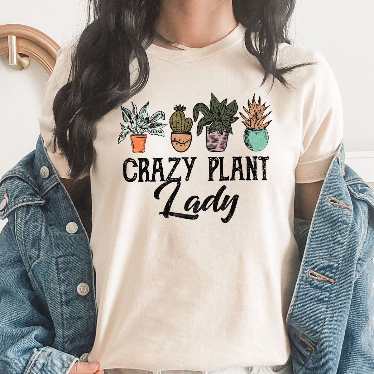 Crazy Plant Lady Graphic Tee | House Plants | I Wet My Plants