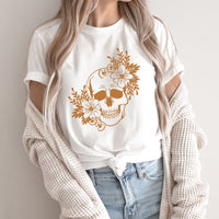 Floral Skull Graphic Tee | Wildflower | Boho Floral Skull | Floral