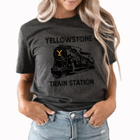 Yellowstone Train Station Graphic Tee | Dutton Ranch | Beth Dutton | Rip | Yellowstone