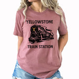 Yellowstone Train Station Graphic Tee | Dutton Ranch | Beth Dutton | Rip | Yellowstone