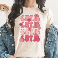 Cutie Graphic Tee | Pink Cutie | Female Power | Lovely | Momma | Graphic Tee | Mom | Cutie