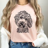 Doodle Dog Graphic Tee | I Love My Dog | Golden Doddle | Puppy | Favorite Pet | Animals | Dog Mom | Cute Pup | Poodle | Layering Tee