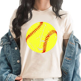 Distressed Softball Graphic Tee | Softball | Sports Mom | Distressed | Softball Player | Game Day | Bat | Home Base