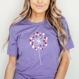 Dandelion Heart Graphic Tee | Dandelion Love | Valentine | Hearts | Love