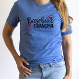 Baseball Grandma Graphic Tee | Hot Dogs | Ball Diamond | Baseball Heart
