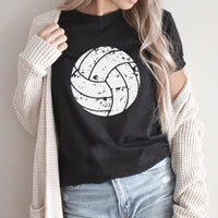 Distressed Volleyball Graphic Tee | Volleyball | Sports Mom | Distressed | Volleyball Mom