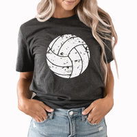 Distressed Volleyball Graphic Tee | Volleyball | Sports Mom | Distressed | Volleyball Mom