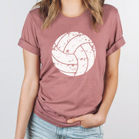 Distressed Volleyball Graphic Tee | Volleyball | Sports Mom | Distressed | Volleyball Mom