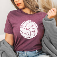 Distressed Volleyball Graphic Tee | Volleyball | Sports Mom | Distressed | Volleyball Mom