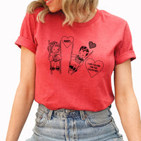 Falling For You Graphic Tee | Vintage Valentine | Love | Kiss | Valentine's Day