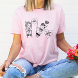 Falling For You Graphic Tee | Vintage Valentine | Love | Kiss | Valentine's Day