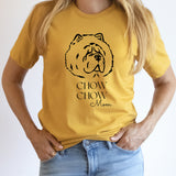 Chow Chow Mom Graphic Tee | Medium Dog Breed | Fur Mom | Best Friend | Pet | Animal | Dog