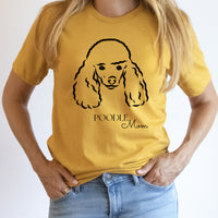 Poodle Mom Graphic Tee | Medium Dog Breed | Pet | Animal | Fur Mom | Best Friends