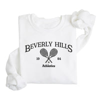 Beverly Hills Athletics Embroidered Sweatshirt | Fleece Lined Pullover | Tennis | 1984 | Country Club | Sports | California