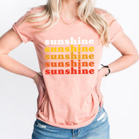 Sunshine Graphic Tee | Summer Babe | Kissed By The Sun | Beach Please