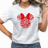 Minnie Hearts Graphic Tee | Minnie Mouse | Mouse Ears | Valentine | Hearts | Theme Park | Disney