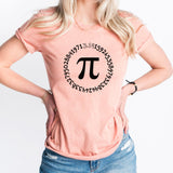 Pi Circle Graphic Tee | Pi Day | Math Teacher | Math Class | School Teacher | Teacher Gift