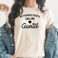 Auntie Graphic Tee | Favorite People | Family | Mother | Auntie | Mother's Day | Love | Heart