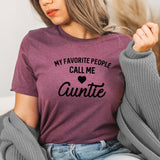 Auntie Graphic Tee | Favorite People | Family | Mother | Auntie | Mother's Day | Love | Heart