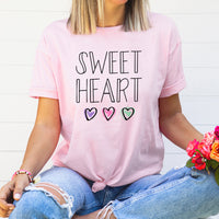 Sweet Heart Graphic Tee | Valentine | Hearts | Valentine's Day | Love