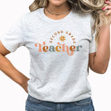 2nd Grade Teacher Graphic Tee | Daisy Teacher Grade | School Teacher | Elementary School | Second Grade