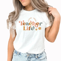 Teacher Life Graphic Tee | Daisy Teacher Grade | Teacher | Elementary School