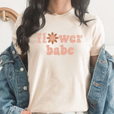 Flower Babe Graphic Tee | Retro | Distressed | Daisy | Hippie | Flower Power | Free Spirit
