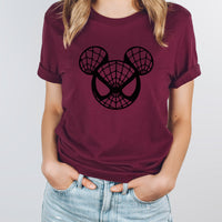 Spider Mouse Graphic Tee | Theme Park | Spiderman | Mickey Mouse | Mouse Ears | Disneyland