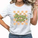 Lucky Vibes Checkered Graphic Tee | Lucky | St Patrick's Day | Checkered | Lucky Day