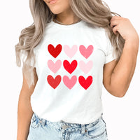 Heart Grid Graphic Tee | Valentine's Day | Love | All You Need Is Love | Valentine | Heart