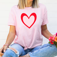 Single Heart Graphic Tee | Valentine | Love | Heart | Valentine's Day | All You Need Is Love