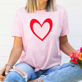 Single Heart Graphic Tee | Valentine | Love | Heart | Valentine's Day | All You Need Is Love