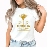 Country Music And Whiskey Graphic Tee | Long Live Country Music | Cowboy | Western | Cowboy Hat | Music | Whiskey