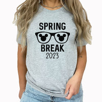 Spring Break Boy Glasses Graphic Tee | Spring Break | Theme Park | Disney | Vacation | Glasses