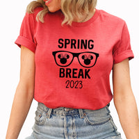 Spring Break Girl Glasses | Spring Break | Disney | Theme Park | Minnie Mouse | Mouse Ears | Vacation