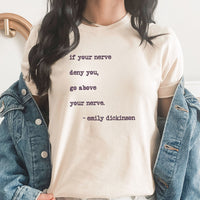 Emily Dickinson Graphic Tee | Classic Poem | Poetry | Author | Writer | Dickinson