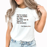 Wizard Of Oz Graphic Tee | Classic Poem | Story | Book | Read