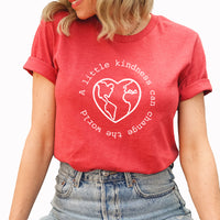 A Little Kindness World Graphic Tee | Scatter Kindness | Be Kind