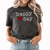 Happy Heart Day Graphic Tee | Valentine's Day | Heart | Love | Happy Love Day | February 14