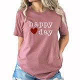 Happy Heart Day Graphic Tee | Valentine's Day | Heart | Love | Happy Love Day | February 14