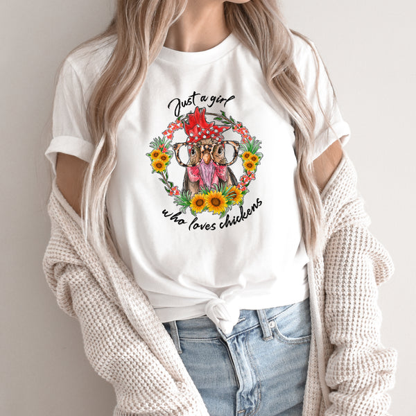 Floral Chicken Mama Shirt, Chicken Shirt