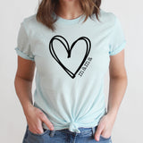 Mama Heart Graphic Tee | Mother | Mom | Heart | Mother's Day | Gift | Family | Mama Heart