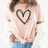 Mimi Heart Graphic Tee | Mother | Grandma | Grandmother | Family | Heart | Mom | Mother's Day Gift