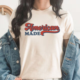 American Made Graphic Tee | Super Soft Tee | Patriotic | Americana | USA | Freedom | Layering Tee | Red White And Blue