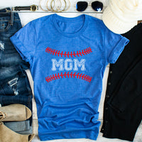 Baseball Mom Laces Tee