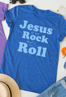 Jesus Is My Rock, That's How I Roll tee