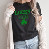 Lucky Aide Graphic Tee | School Staff | St Patrick's Day | Four Leafe Clover | Teacher Aide | School | Elementary
