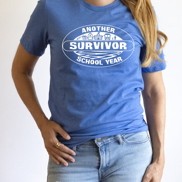 Another School Year Graphic Tee | Survivor Teacher | Elementary | Teacher | Teach | Learning | Class Room | School Staff