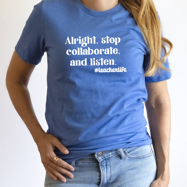Vintage 80s 90s Teacher Shirts For Women - Teacher Life Graphic Tee Back To School Gift
